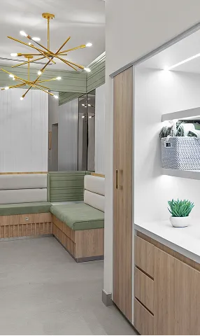 Group therapy session space